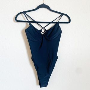 NWT Ambercrombie One Piece Black Bathing Suit